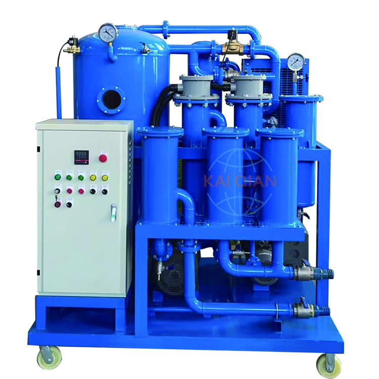 某某電廠雙級真空濾油機(jī)試機(jī)運(yùn)行現(xiàn)場！